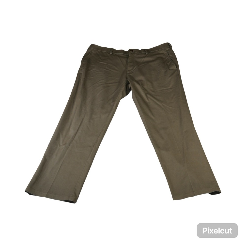 Chino Pants Mens Beige Slash Pockets Performance Straight Leg Outdoor Classic